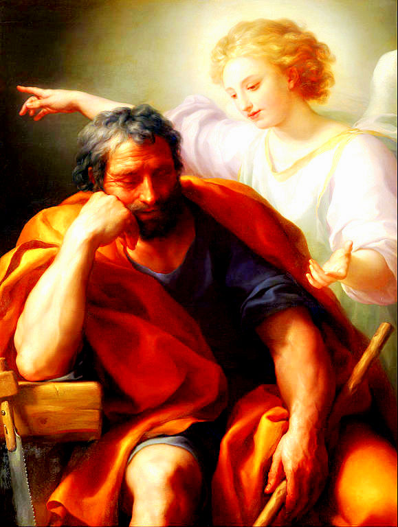 The Dream of Saint Joseph by : Anton Raphael Mengs