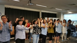 Suasana Seminar Hidup Baru Komunitas Tritunggal Mahakudus (KTM) Indonesia di Melbourne, Australia 