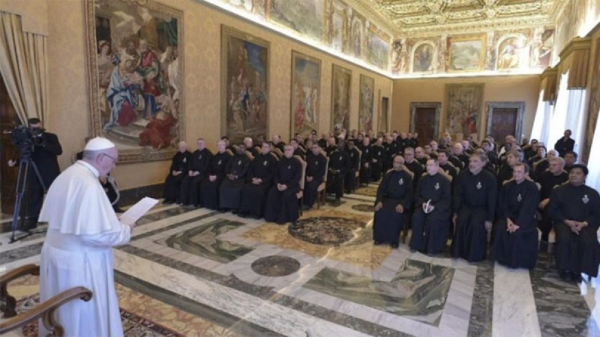 Sambutan Paus Fransiskus Kepada Para Peserta Kapitel General Kongregasi Sengsara Yesus Kristus (Pasionis) di Aula Consistory, Senin, 22 Oktober 2018